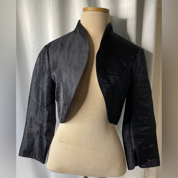 Adrianna Papell Occasions Crop Blazer Size 4 - Picture 1 of 8